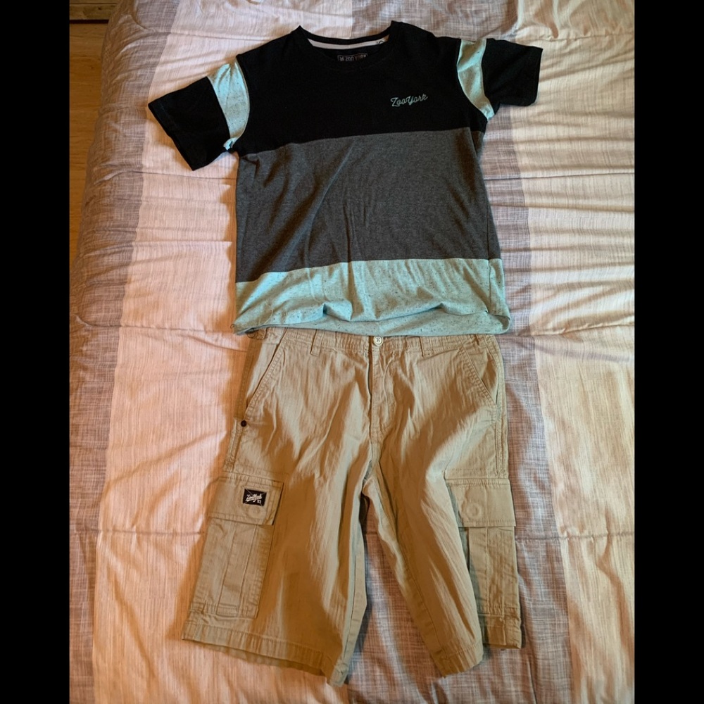 Boys zoo York shorts and shirt